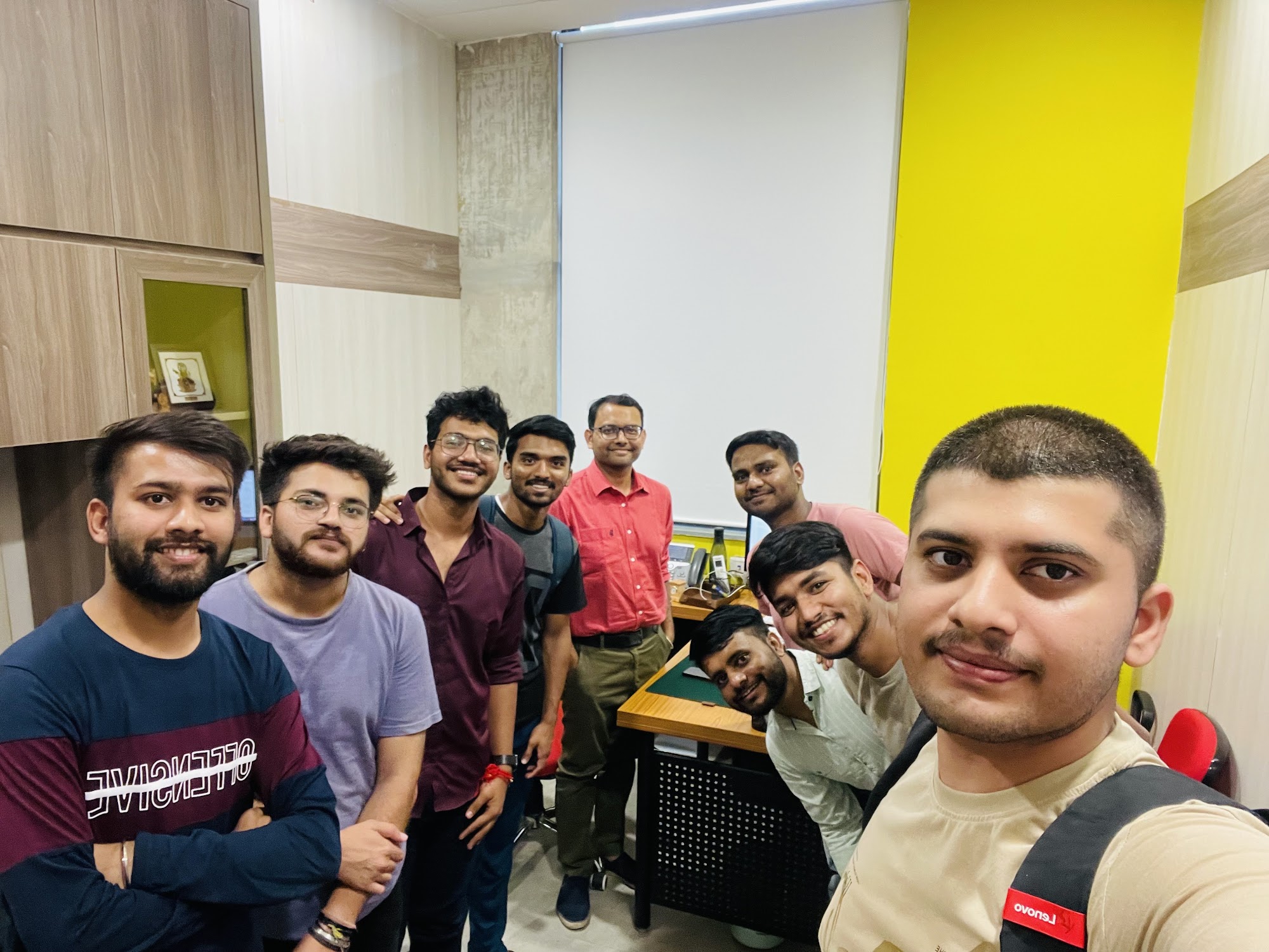 Lingo group with Prof. Mayank at his office